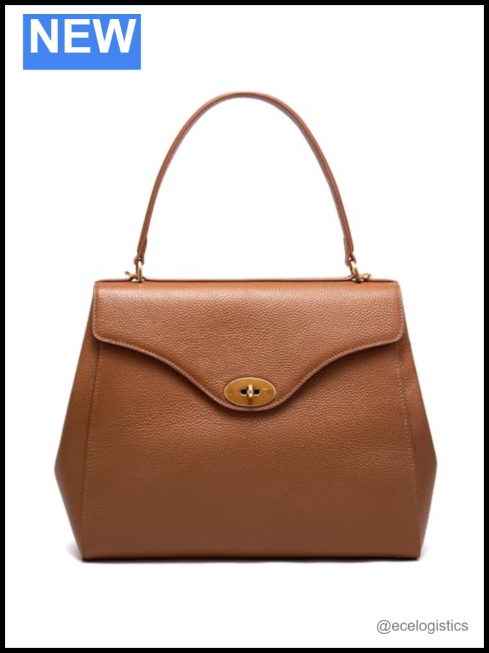 Genuine Leather Work Tote Bag for Women with Laptop Compartment, Designer